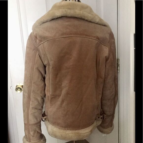 Warm leather jacket by Steve Madden size large - Picture 2 of 5
